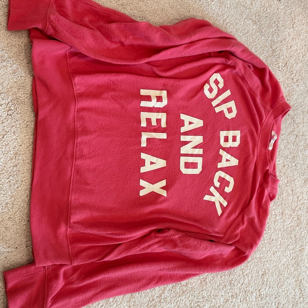 Z Supply Red Sweatshirt